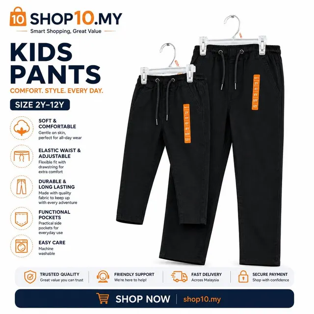Kids Casual Long Pants