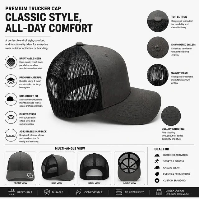 Premium Trucker Cap